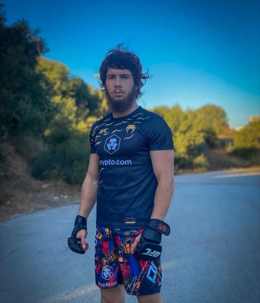 UFC Rashguard Black Gold