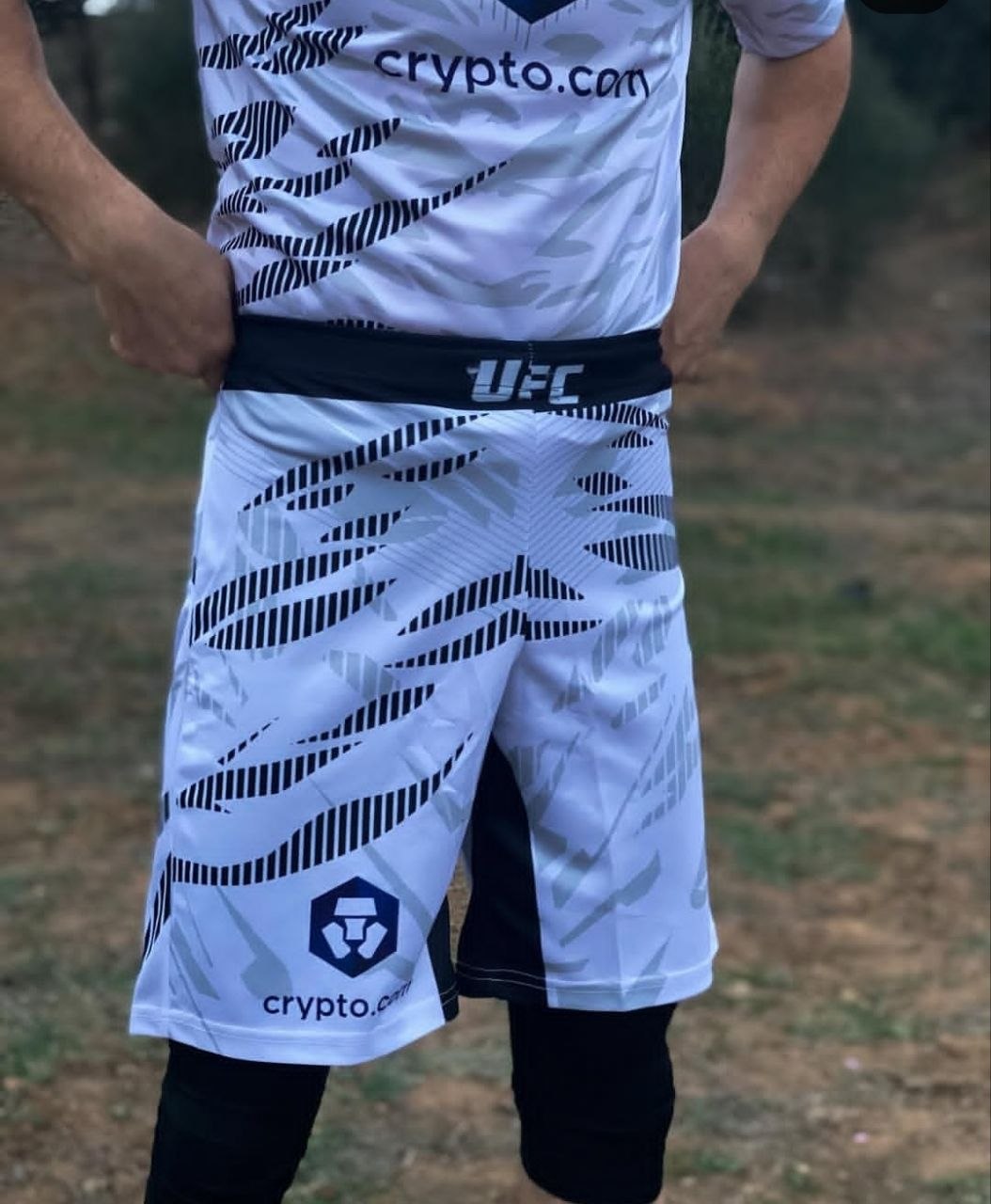 UFC Fight Shorts White
